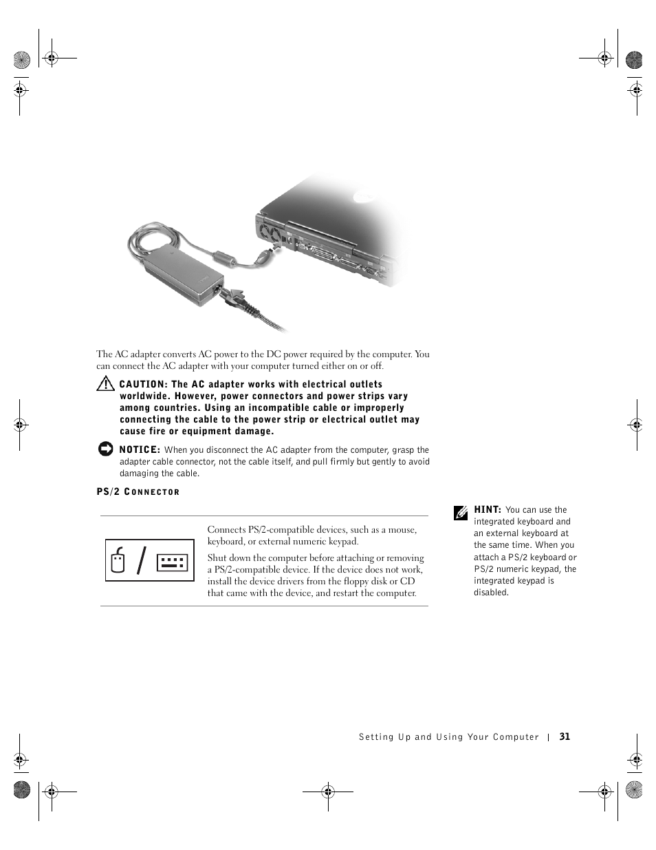 Dell Inspiron 8200 User Manual | Page 31 / 162