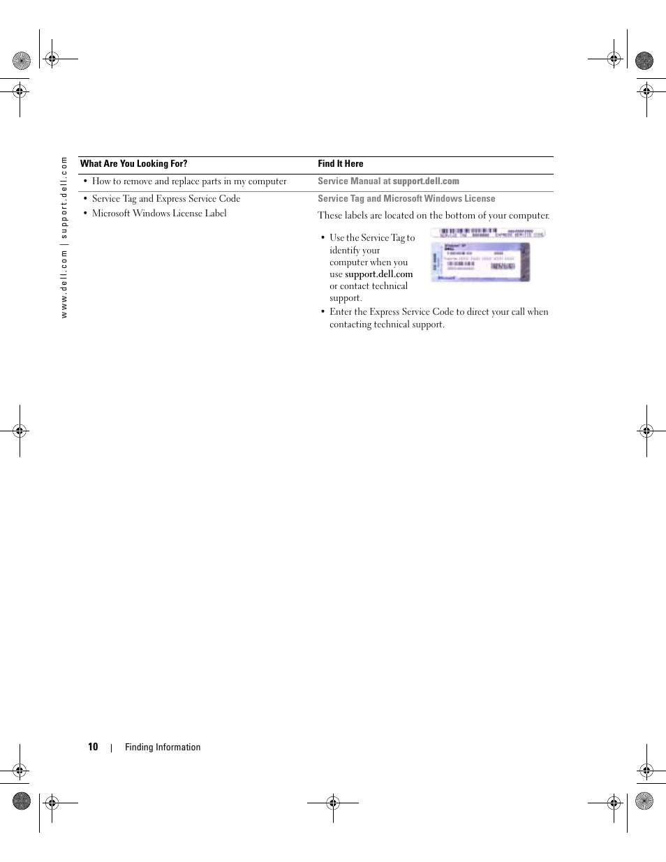 Dell Inspiron XPS Gen 2 User Manual | Page 10 / 134
