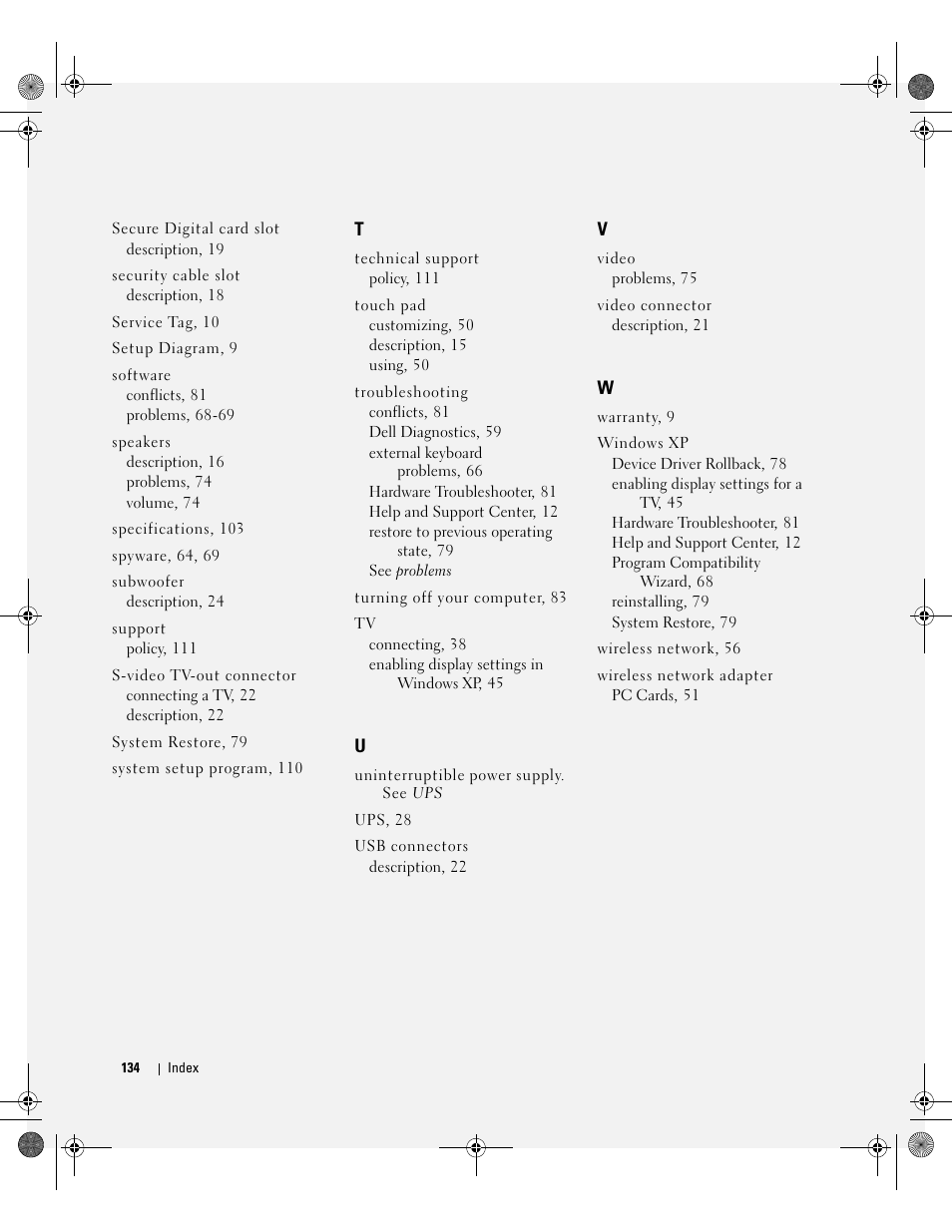 Dell Inspiron XPS Gen 2 User Manual | Page 134 / 134