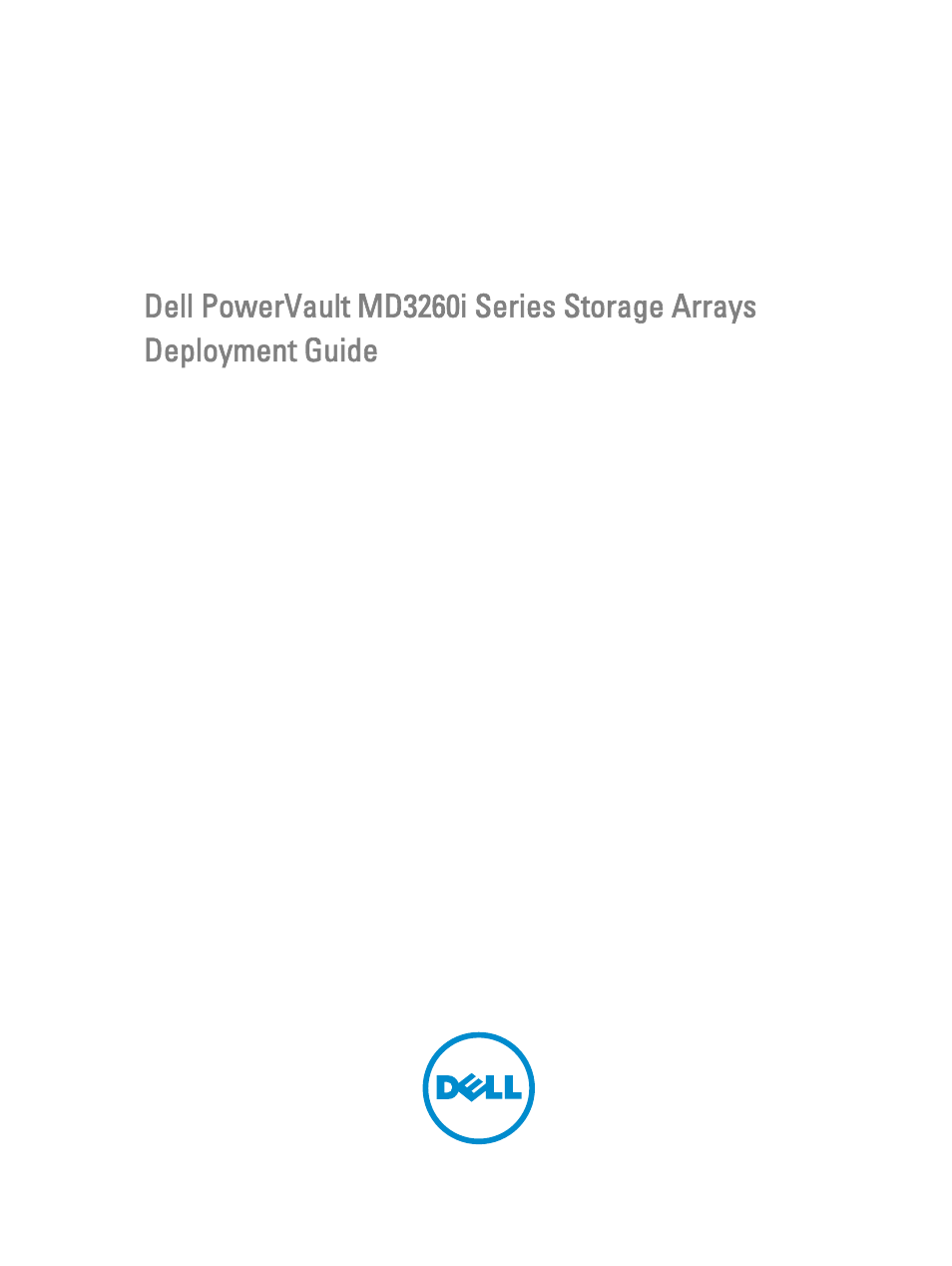 Dell PowerVault MD3260i User Manual | 55 pages