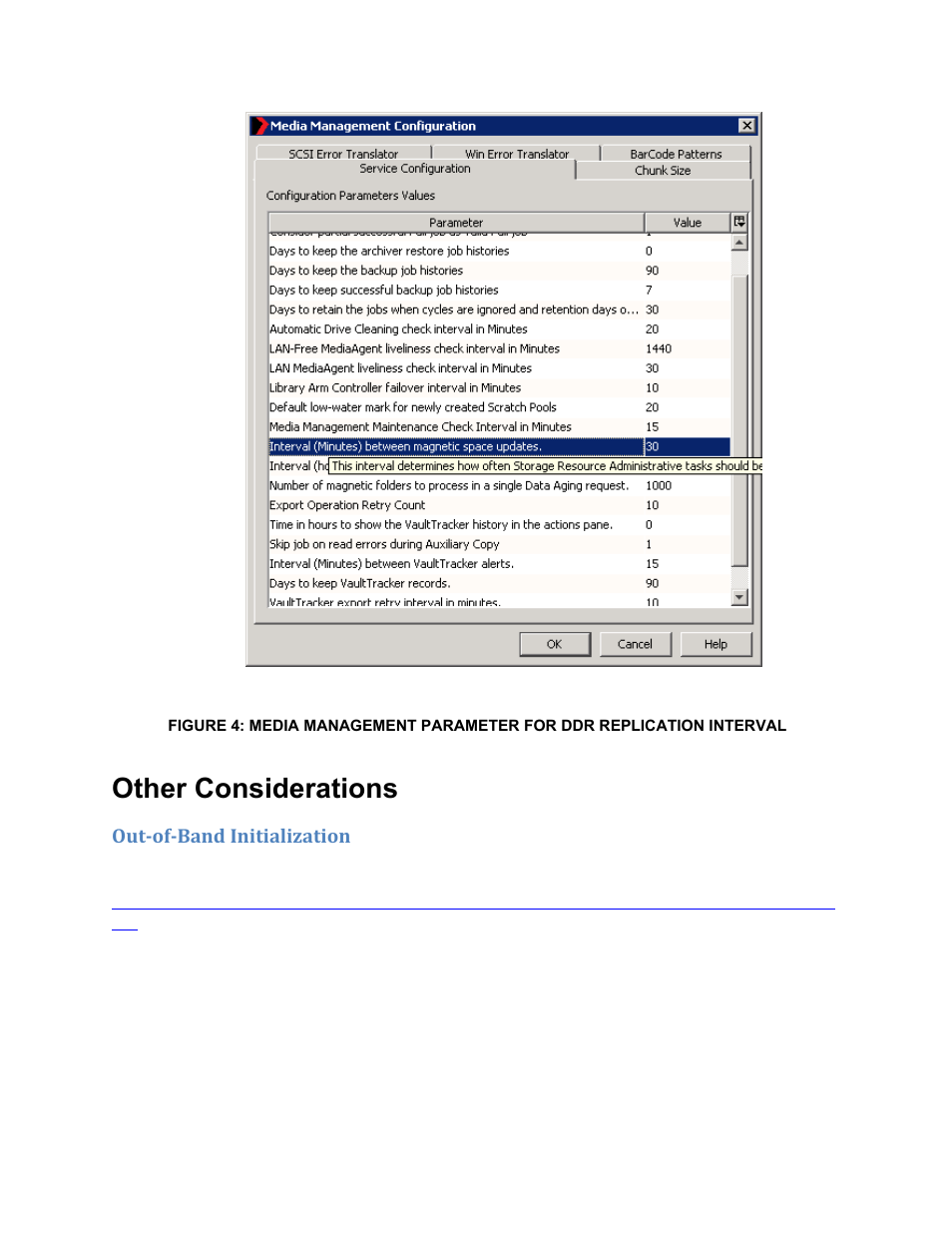 Other considerations, Out­of­band initialization | Dell PowerVault DL2200 CommVault User Manual | Page 10 / 11