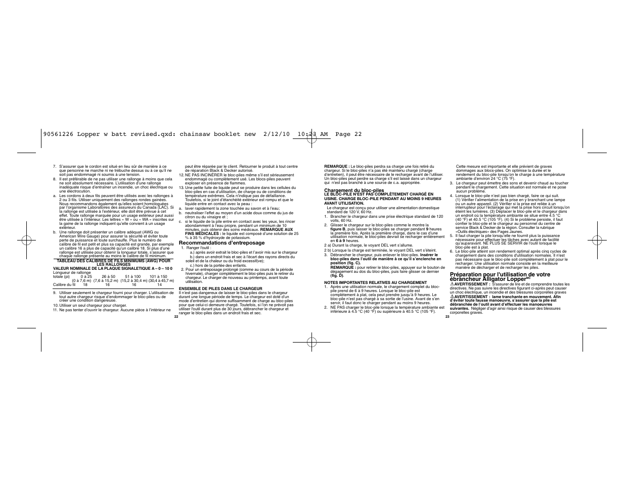 Black & Decker Alligator NLP1800 User Manual | Page 12 / 24