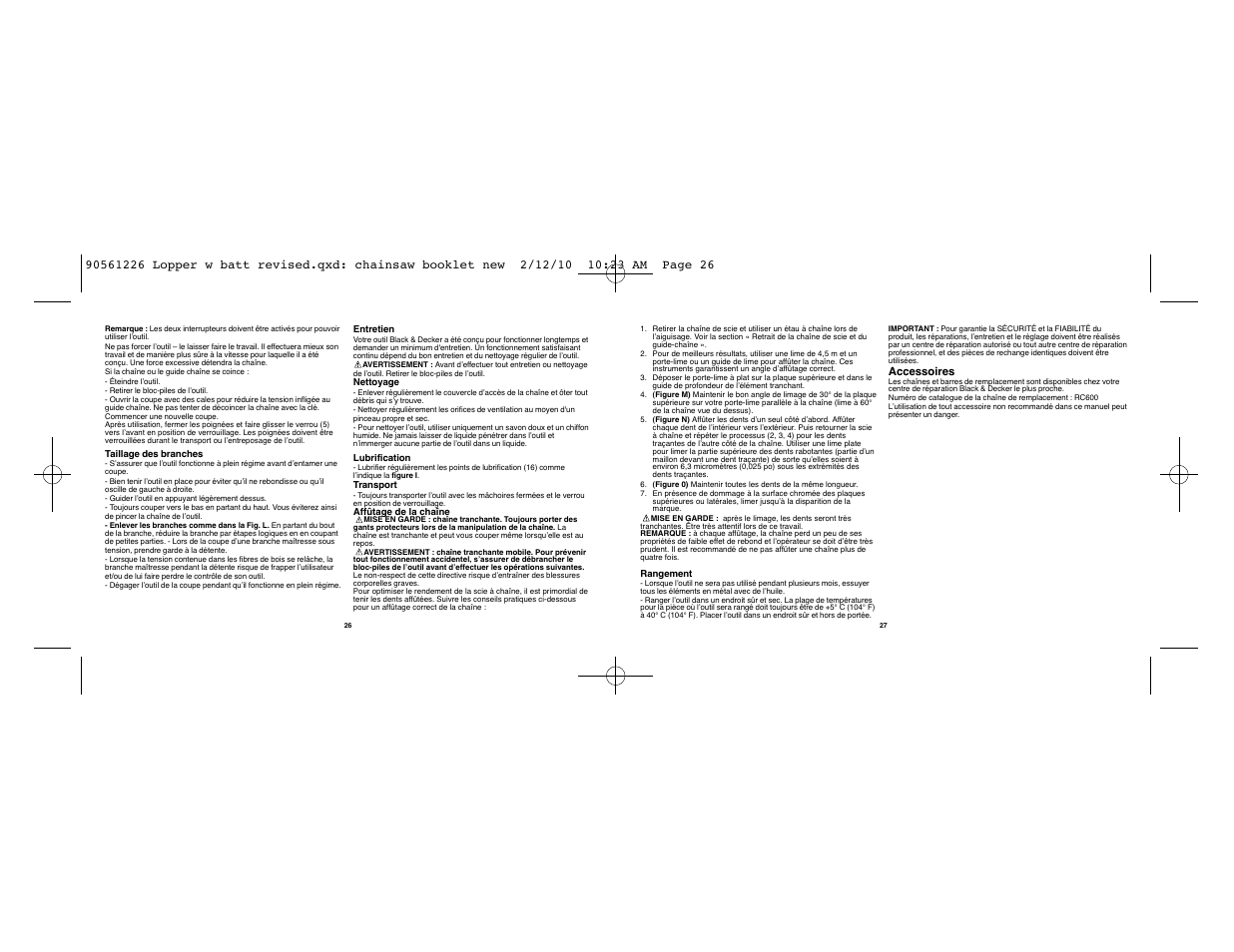 Black & Decker Alligator NLP1800 User Manual | Page 14 / 24