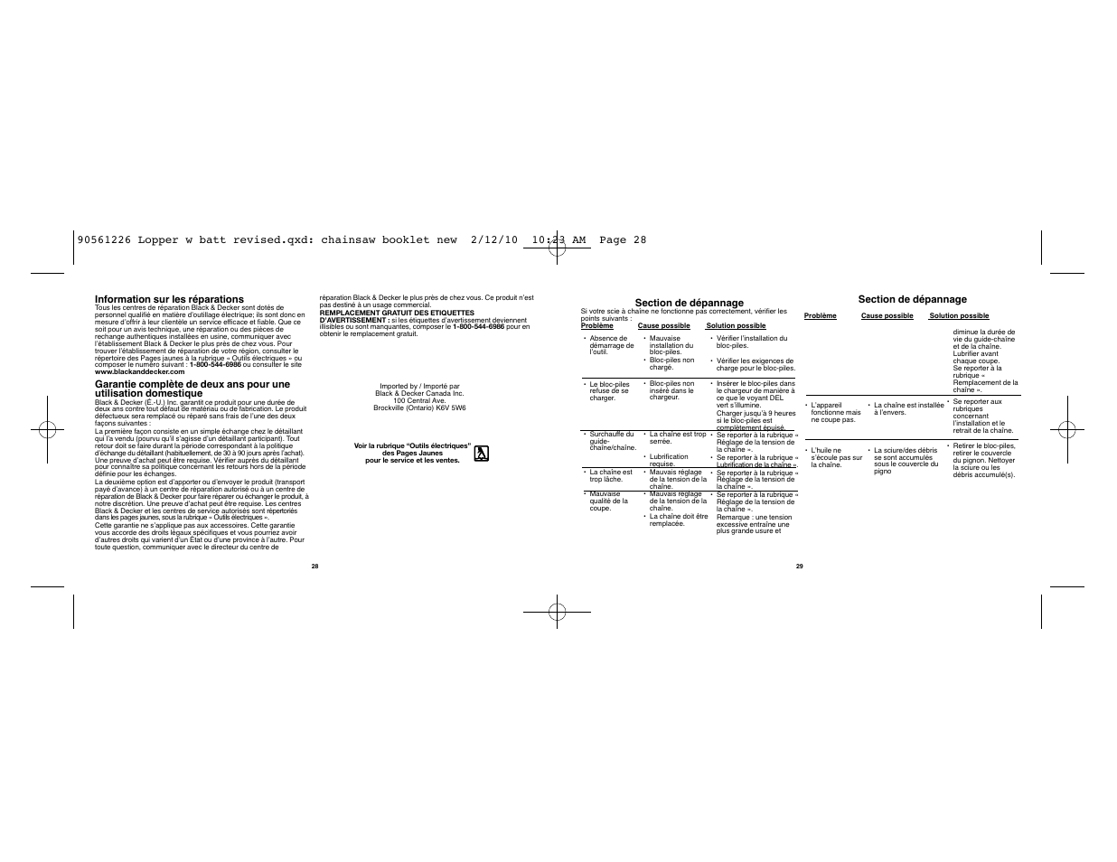 Black & Decker Alligator NLP1800 User Manual | Page 15 / 24