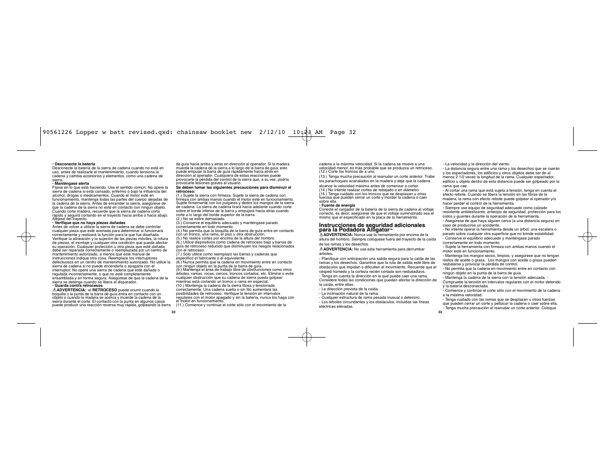 Black & Decker Alligator NLP1800 User Manual | Page 17 / 24
