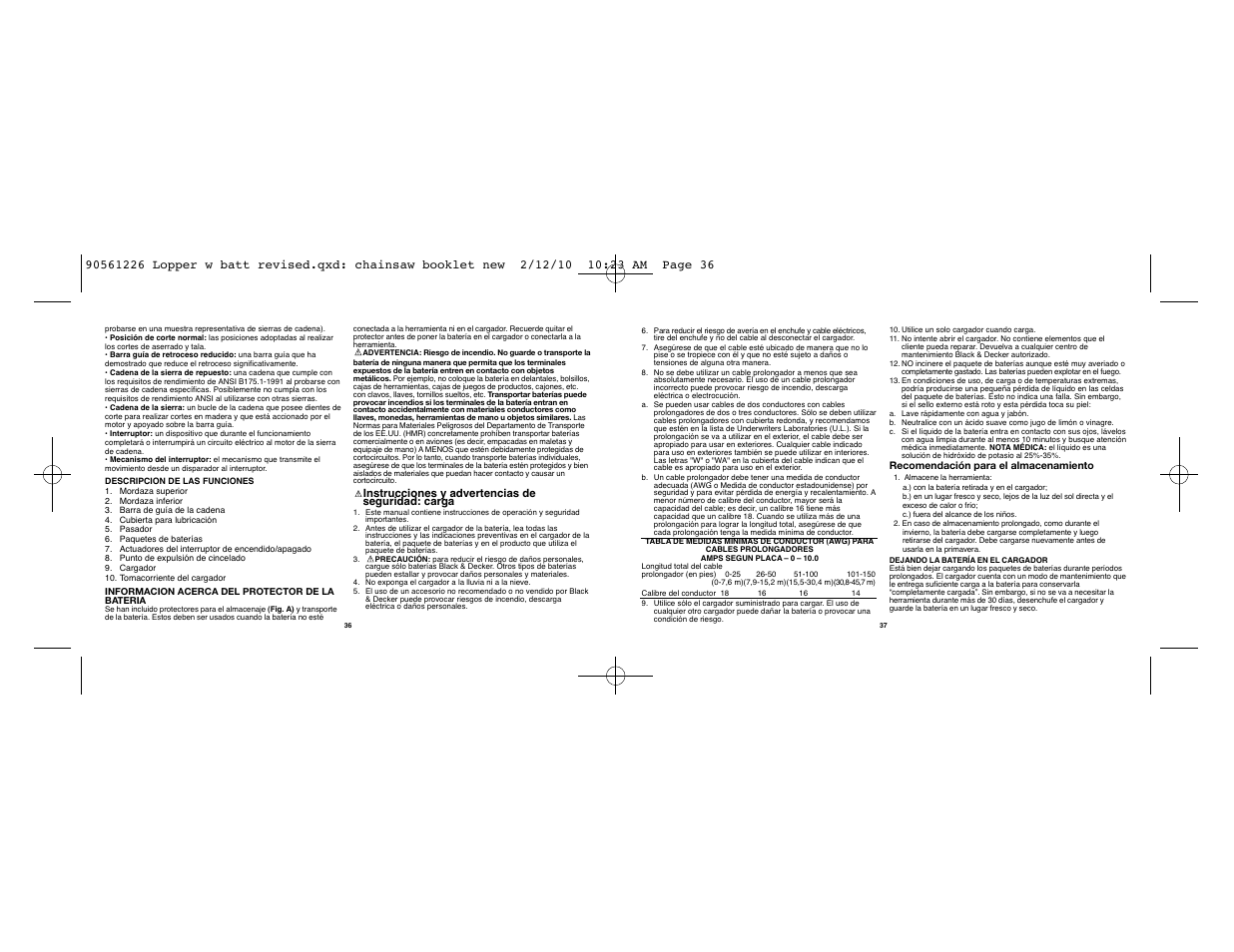 Black & Decker Alligator NLP1800 User Manual | Page 19 / 24