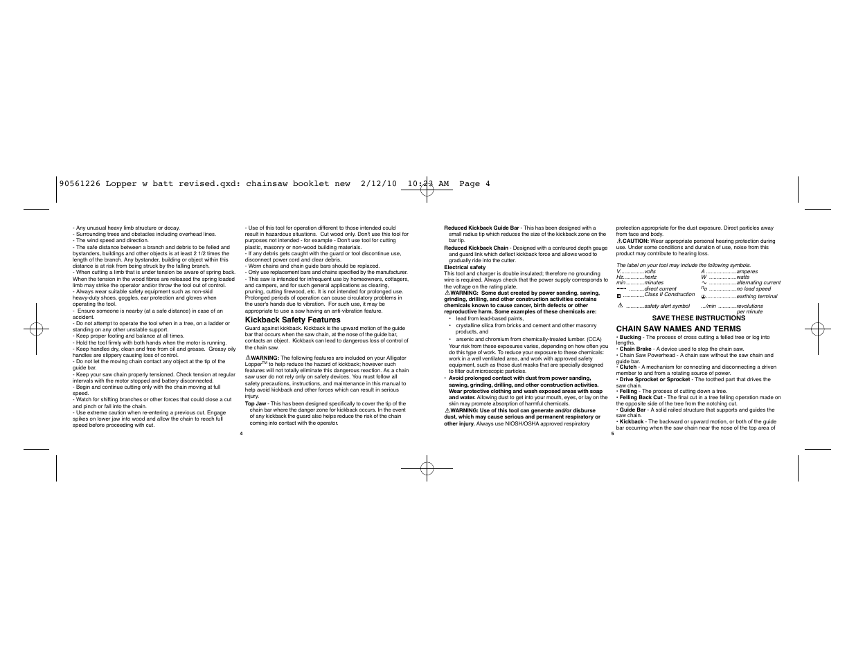 Black & Decker Alligator NLP1800 User Manual | Page 3 / 24