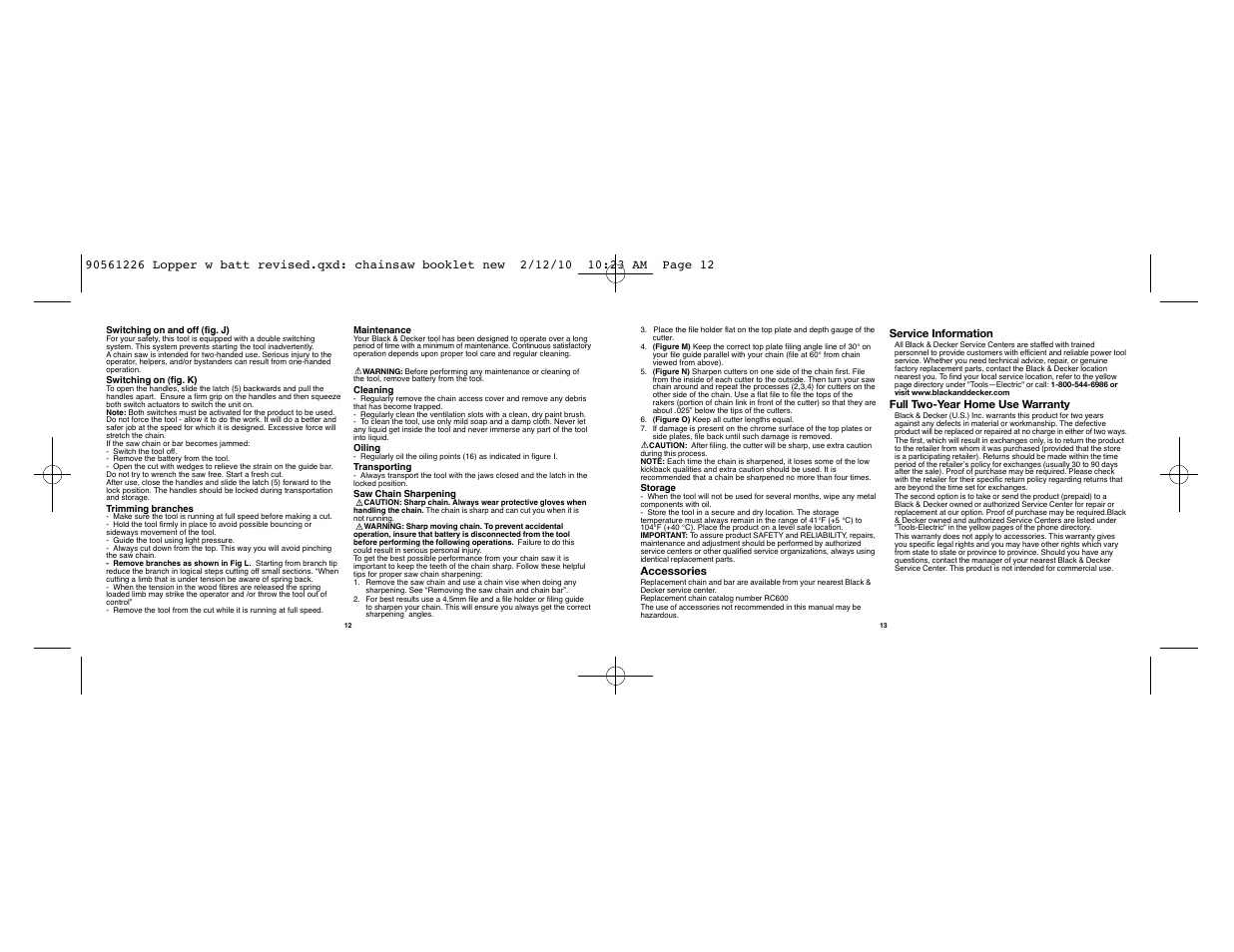 Black & Decker Alligator NLP1800 User Manual | Page 7 / 24