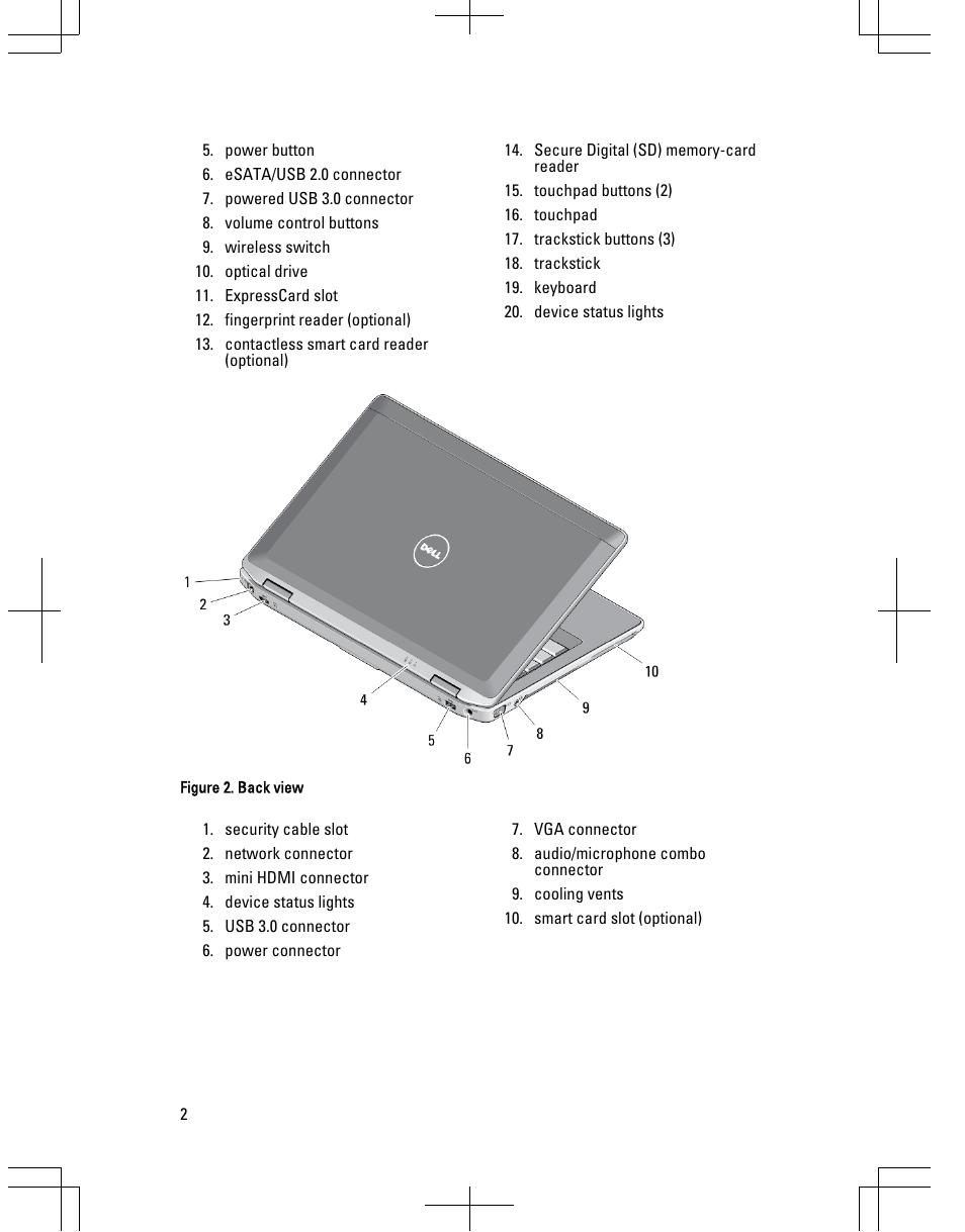 Dell Latitude E6430s (Mid 2012) User Manual | Page 2 / 6