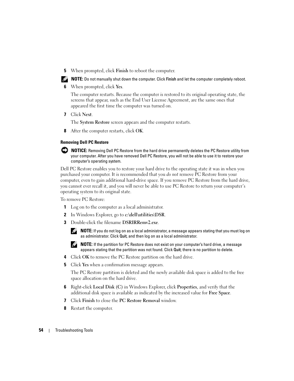 Dell XPS 200 User Manual | Page 54 / 132