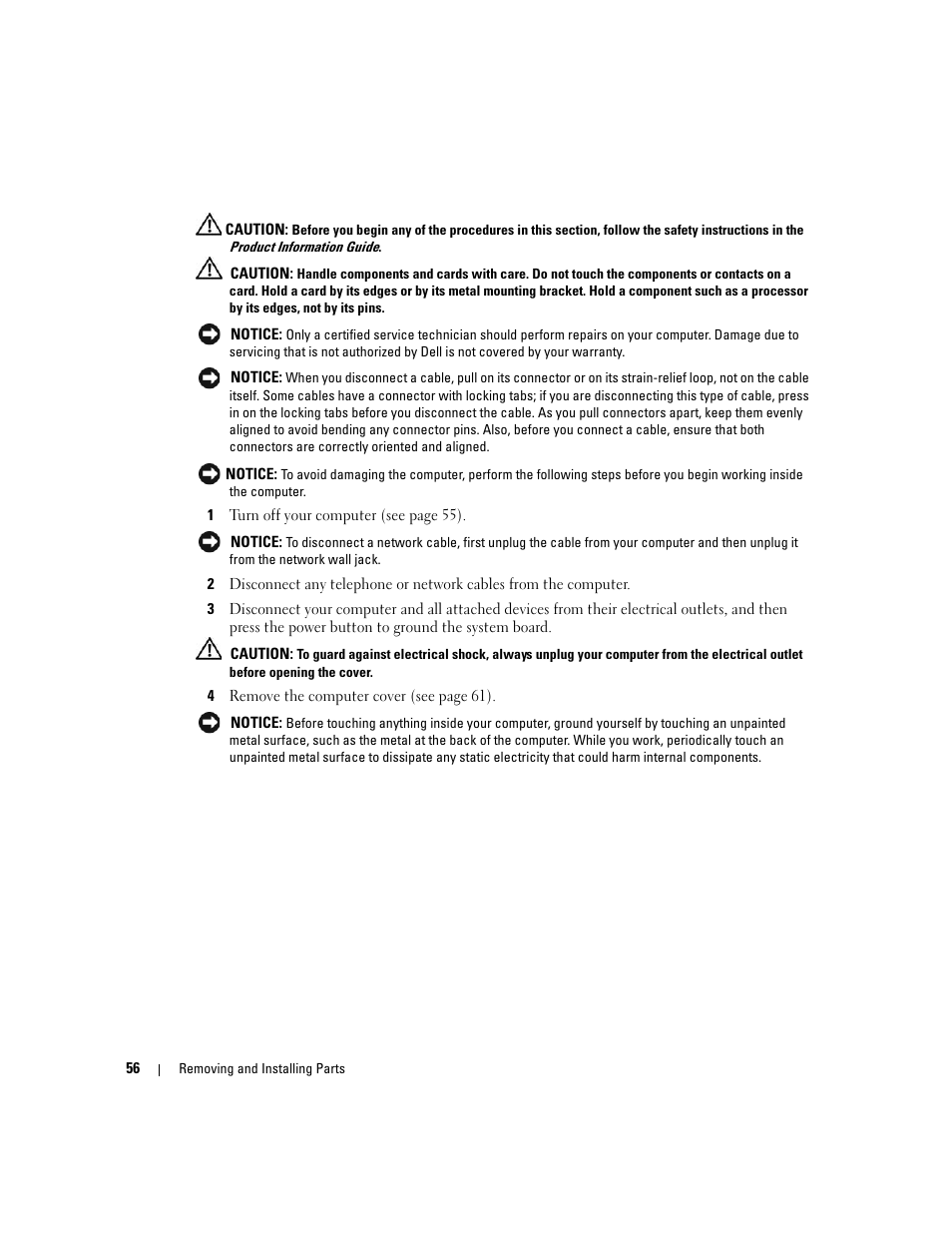 Dell XPS 200 User Manual | Page 56 / 132