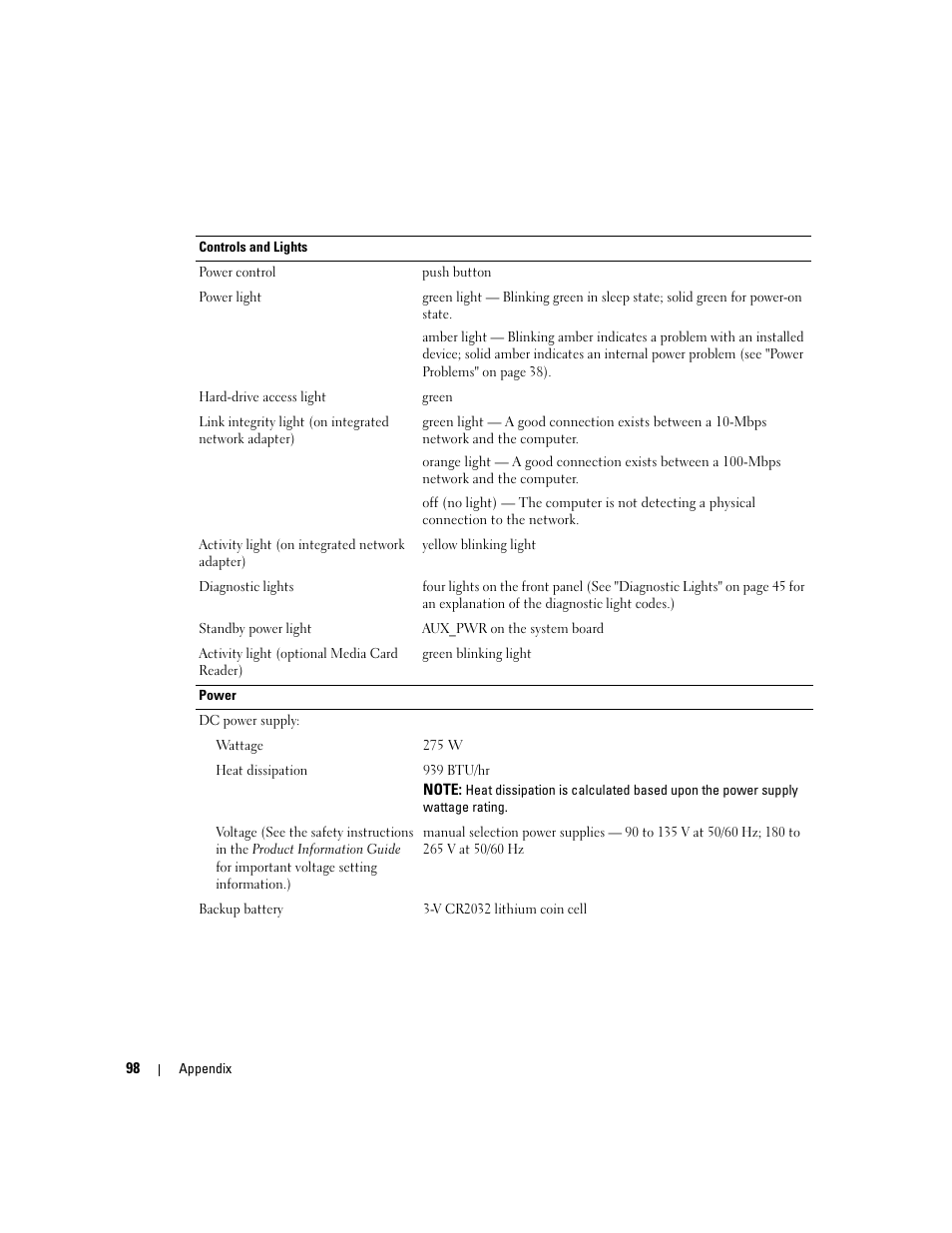 Dell XPS 200 User Manual | Page 98 / 132
