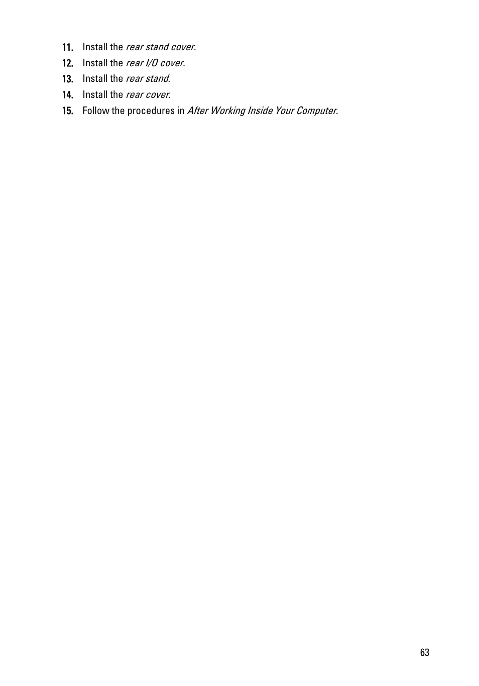 Dell Vostro 360 (Late 2011) User Manual | Page 63 / 101