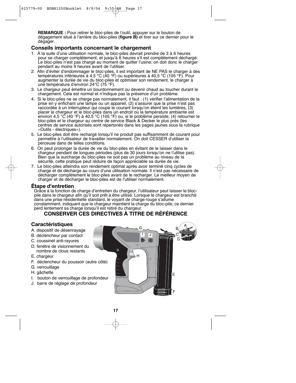 Black & Decker BDBN1200 User Manual | Page 17 / 33