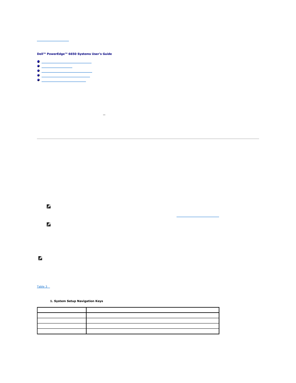 Using the system setup program, Entering the system setup program, Responding to error messages | Dell PowerEdge 6650 User Manual | Page 27 / 44