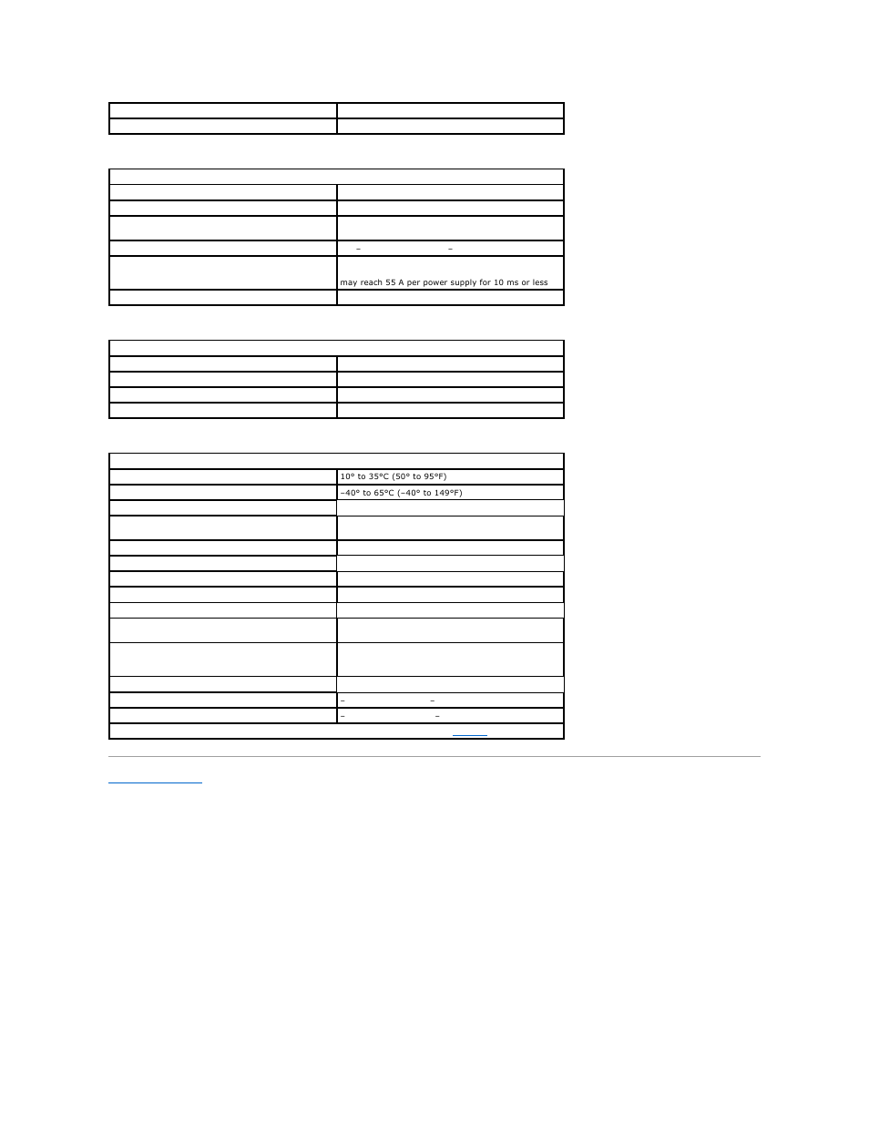 Power, Physical, Environmental | Dell PowerEdge 6650 User Manual | Page 3 / 44