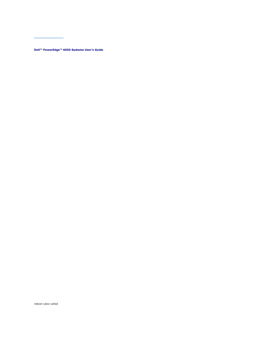 Glossary | Dell PowerEdge 6650 User Manual | Page 33 / 44
