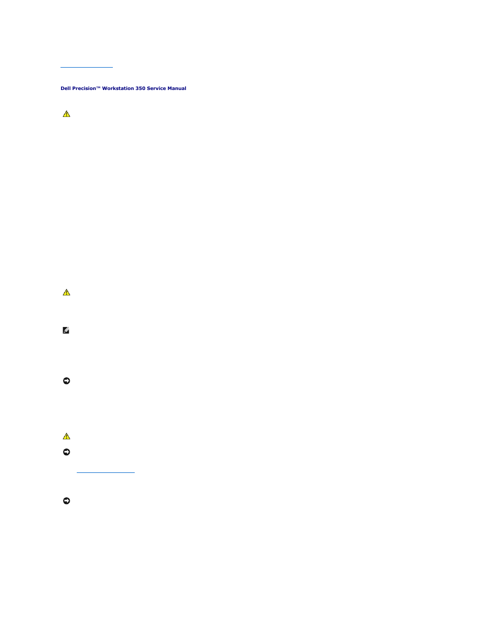 Battery, Replacing the battery | Dell Precision 350 User Manual | Page 2 / 40