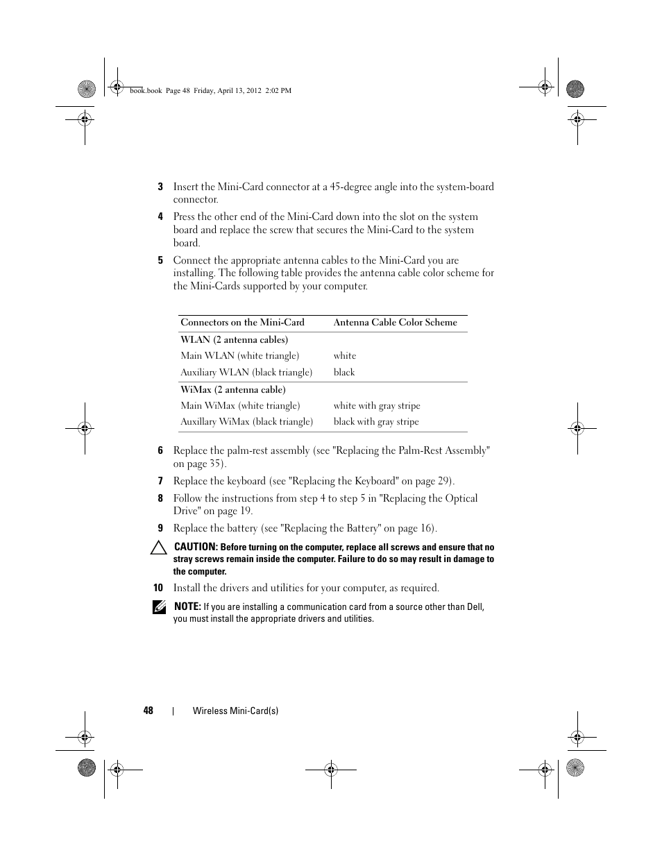 Dell Inspiron 17R (N7110, Early 2011) User Manual | Page 48 / 116