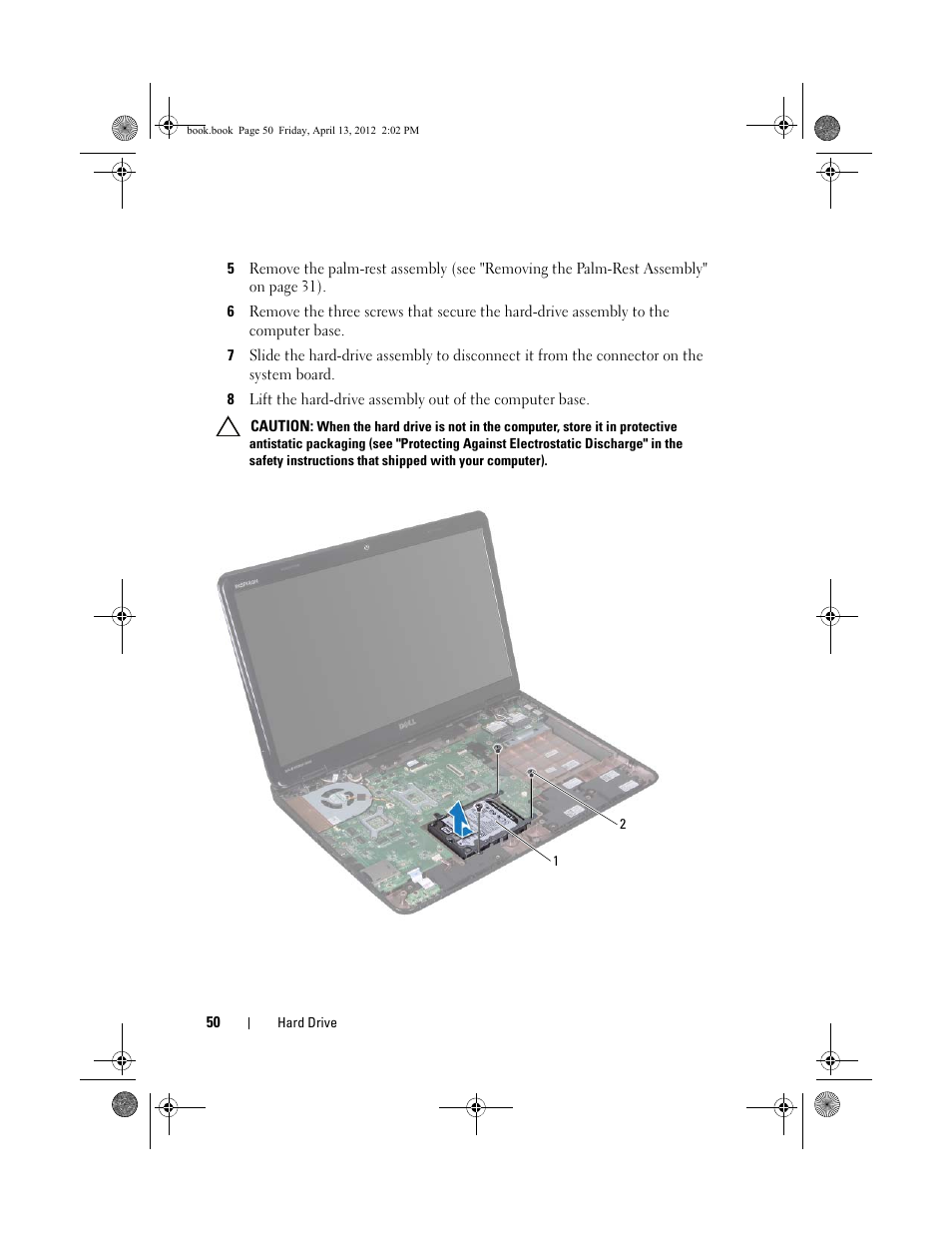 Dell Inspiron 17R (N7110, Early 2011) User Manual | Page 50 / 116