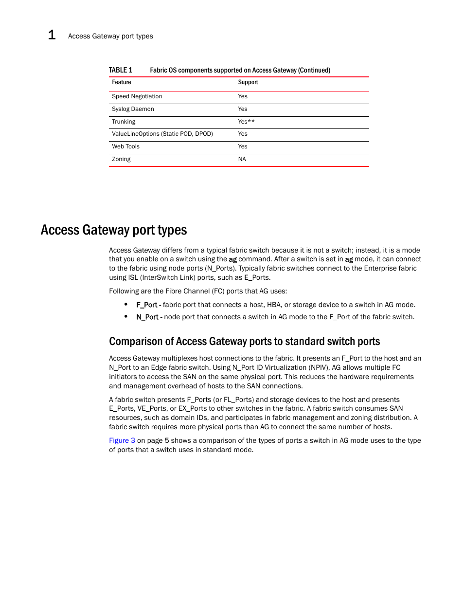 Access gateway port types | Dell POWEREDGE M1000E User Manual | Page 24 / 96