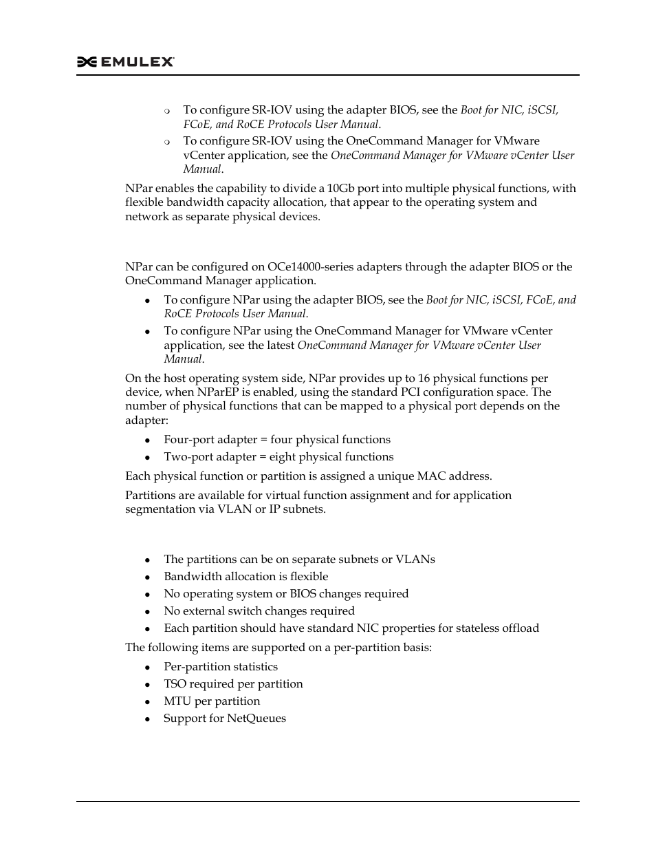 Adapter configuration, Adapter requirements | Dell Emulex Family of Adapters User Manual | Page 1002 / 1815