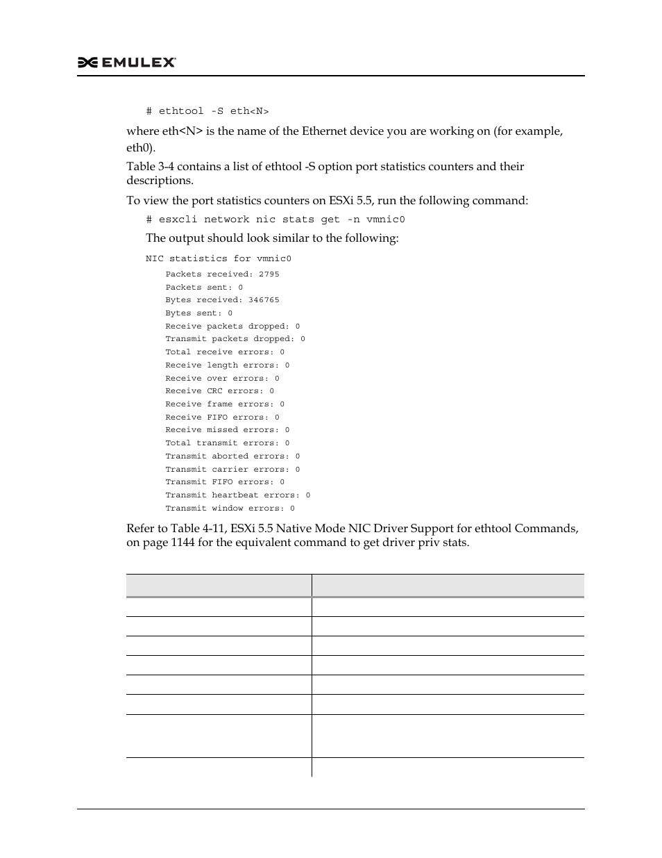 Table 3-4 | Dell Emulex Family of Adapters User Manual | Page 1025 / 1815