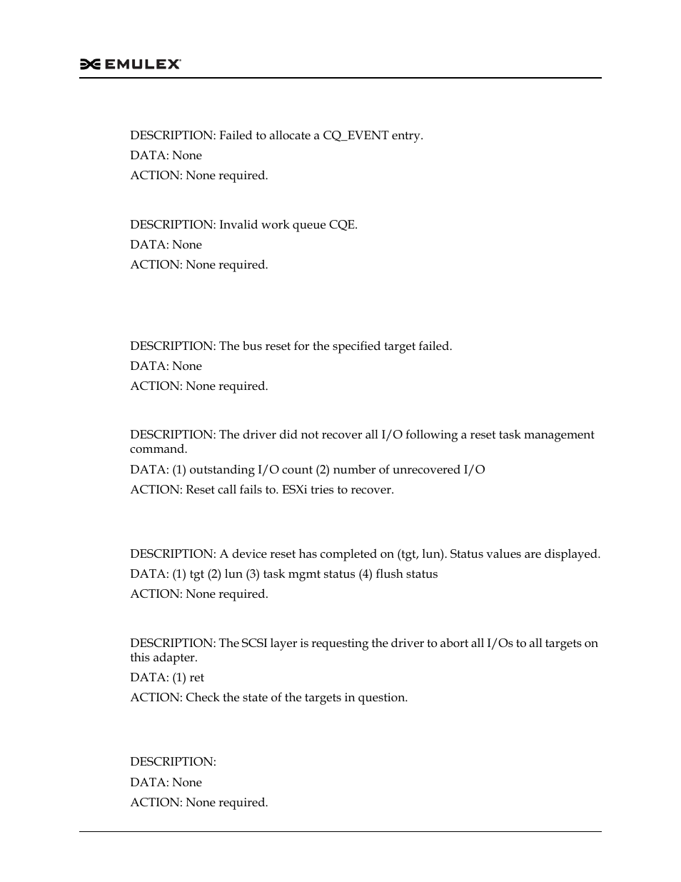 Fcp traffic history (0700 - 0799) | Dell Emulex Family of Adapters User Manual | Page 1075 / 1815