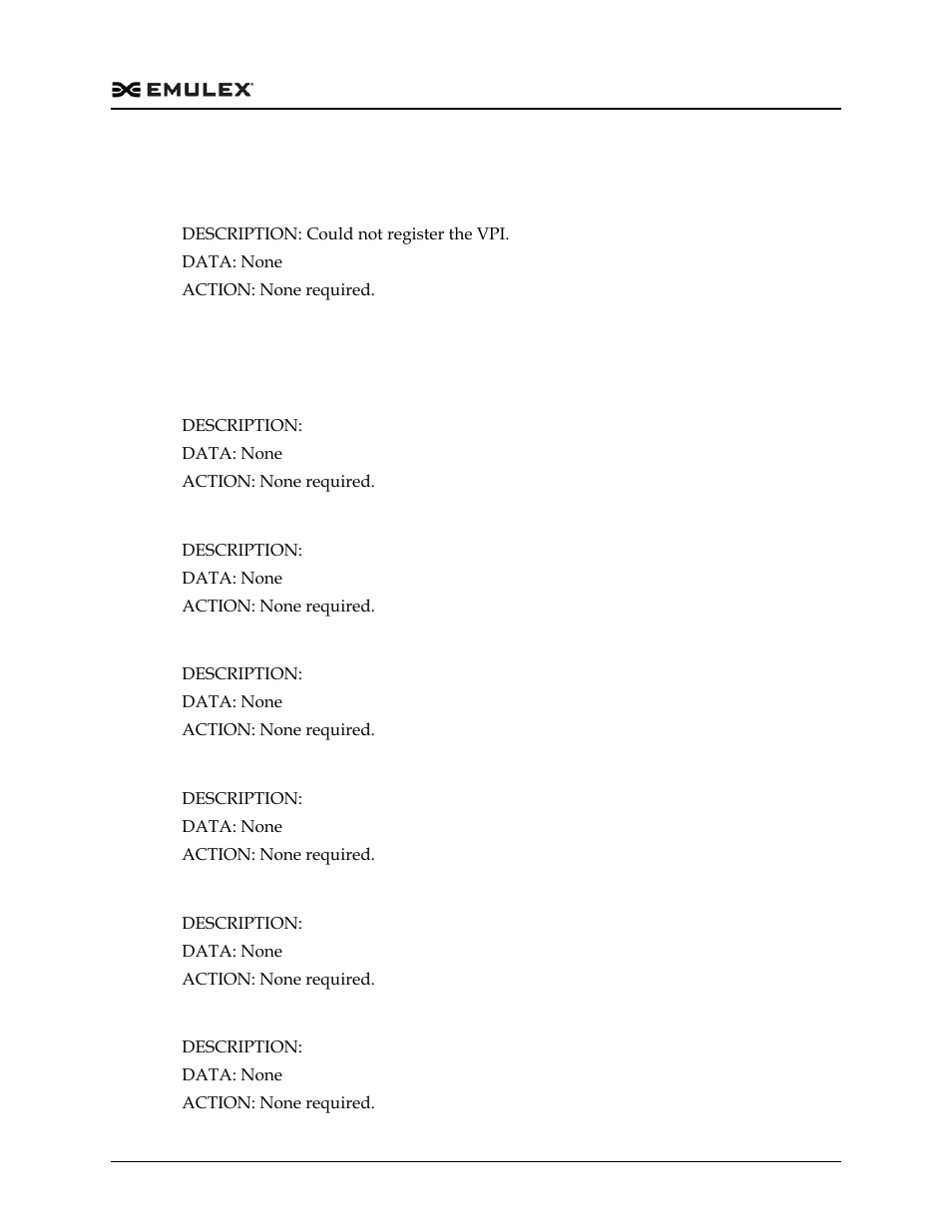 Node table events (0900 - 0999), Security events (1000 - 1099) | Dell Emulex Family of Adapters User Manual | Page 1077 / 1815