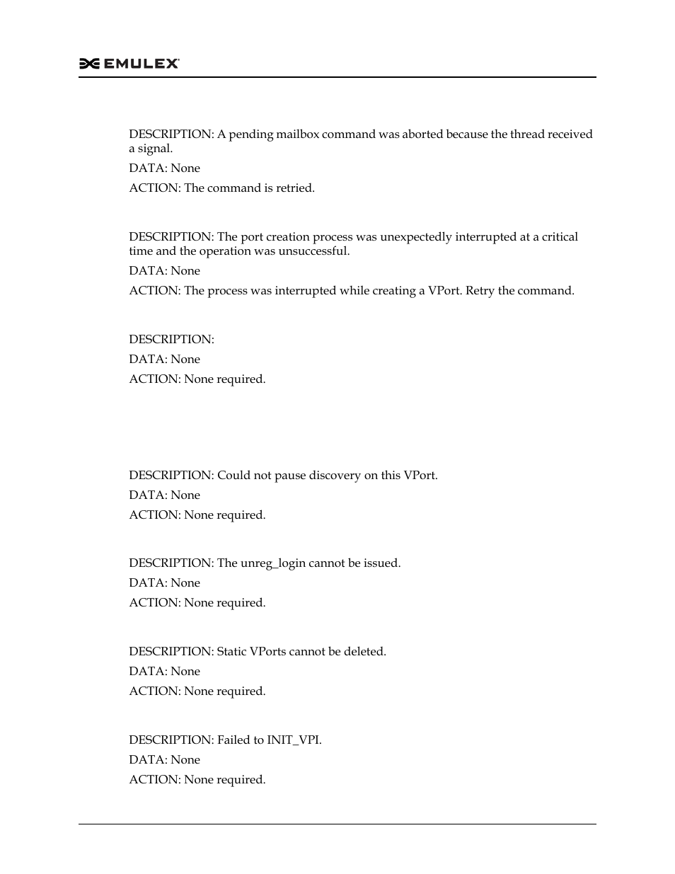 Els events (1833 - 2800) | Dell Emulex Family of Adapters User Manual | Page 1096 / 1815