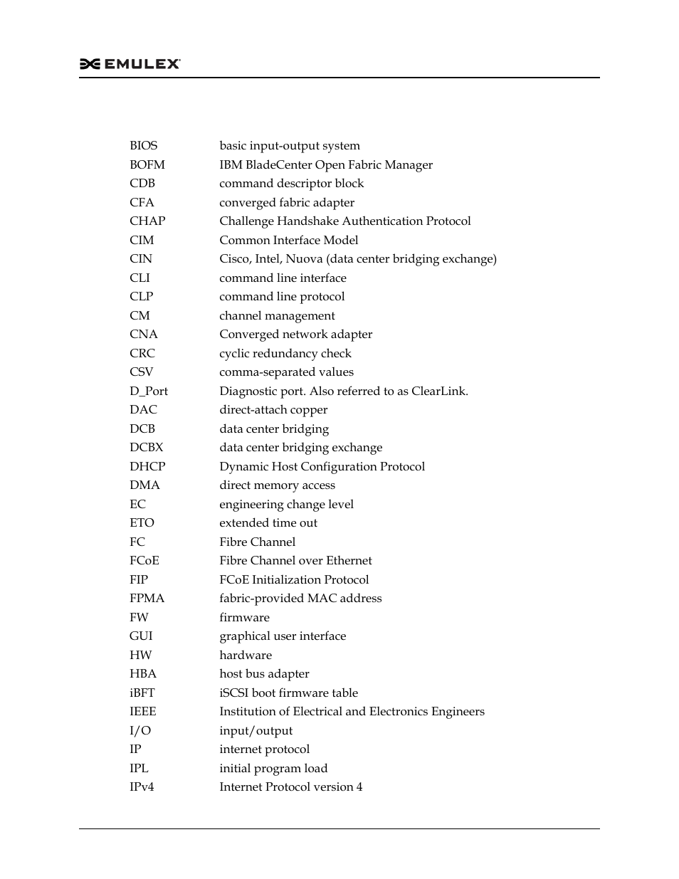Abbreviations, Abbreviations 4 | Dell Emulex Family of Adapters User Manual | Page 1164 / 1815