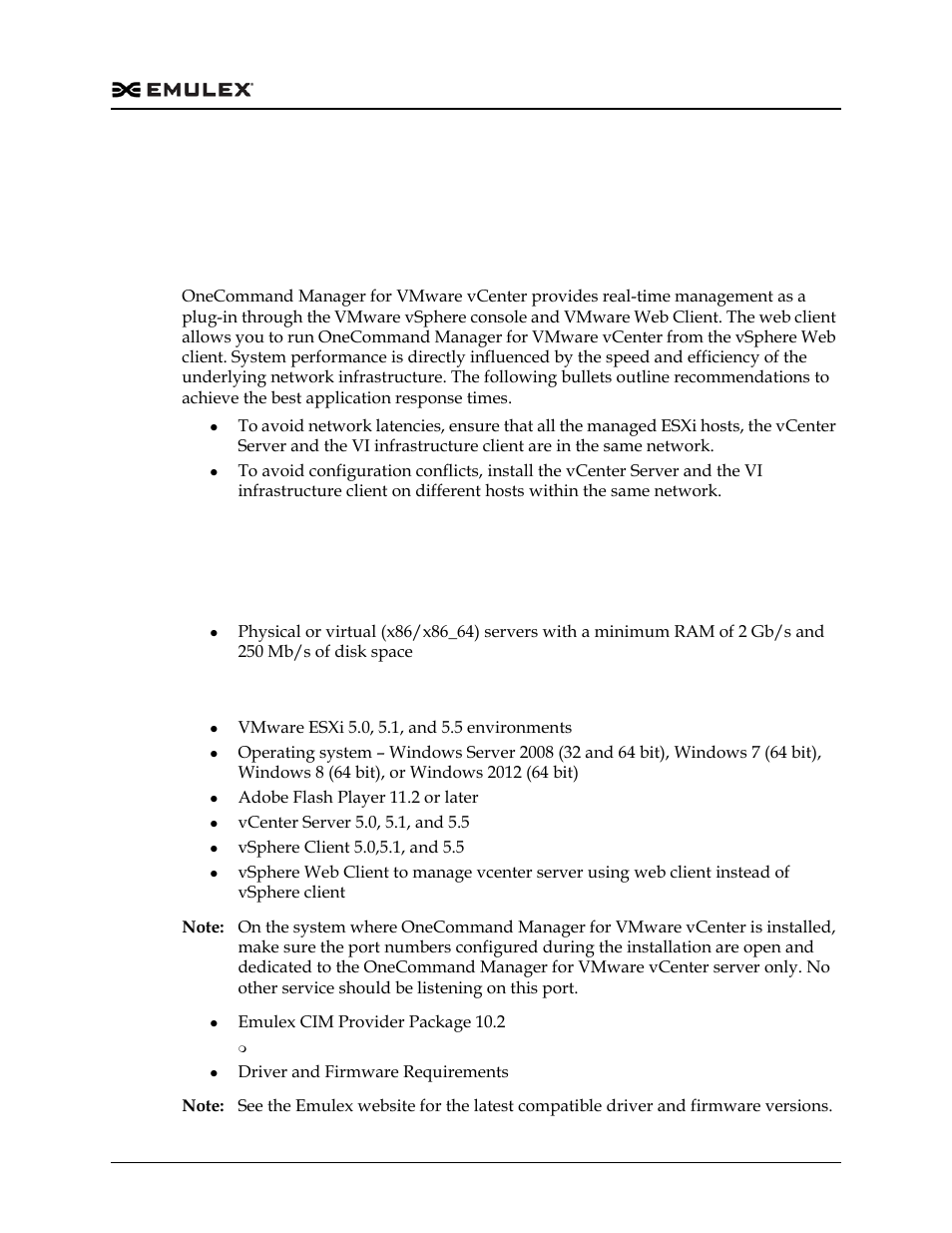 Best installation practices, Requirements, Hardware | Software, Best installation practices 8 requirements 8 | Dell Emulex Family of Adapters User Manual | Page 1168 / 1815