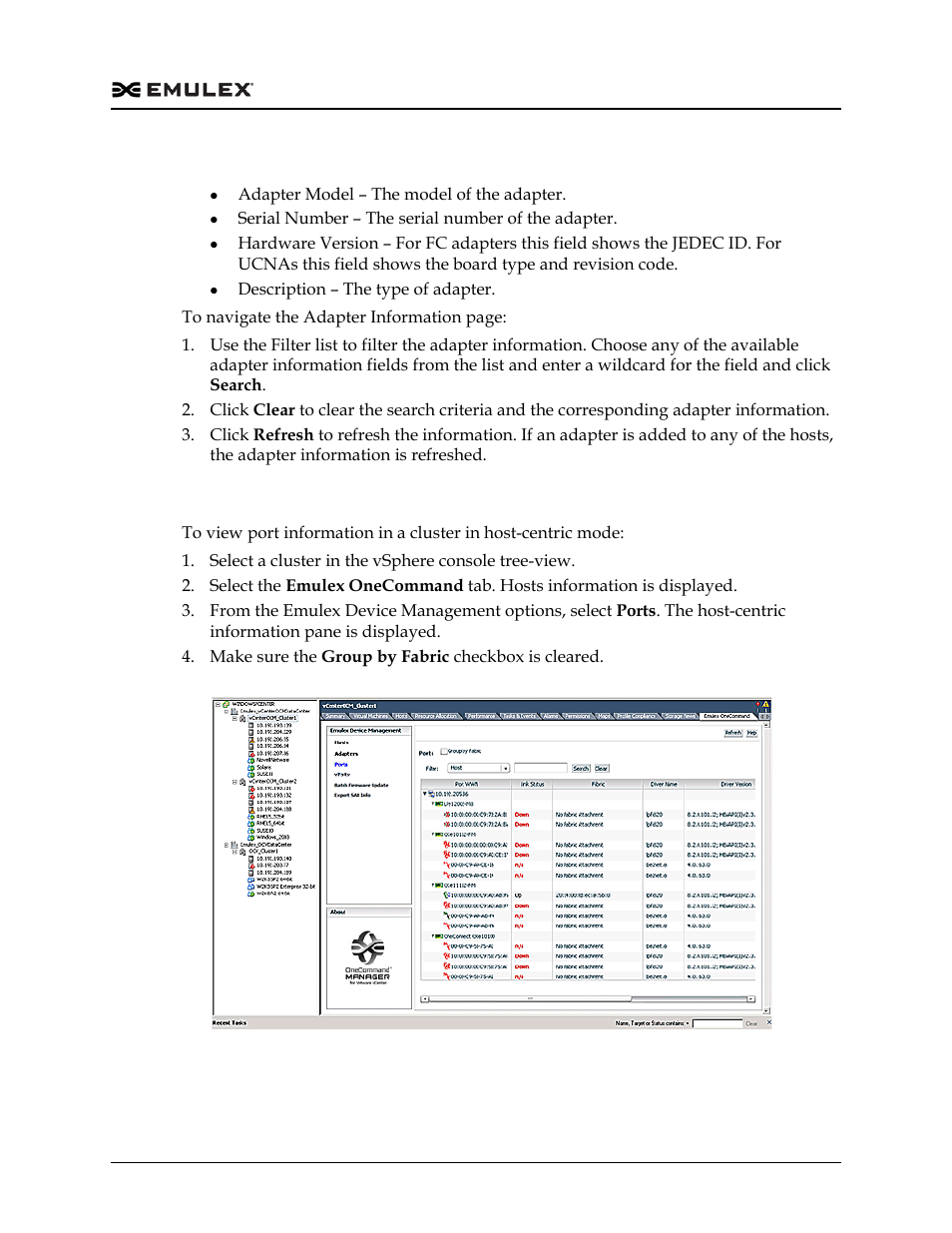 Adapters information field definitions, Figure 4-3 | Dell Emulex Family of Adapters User Manual | Page 1186 / 1815