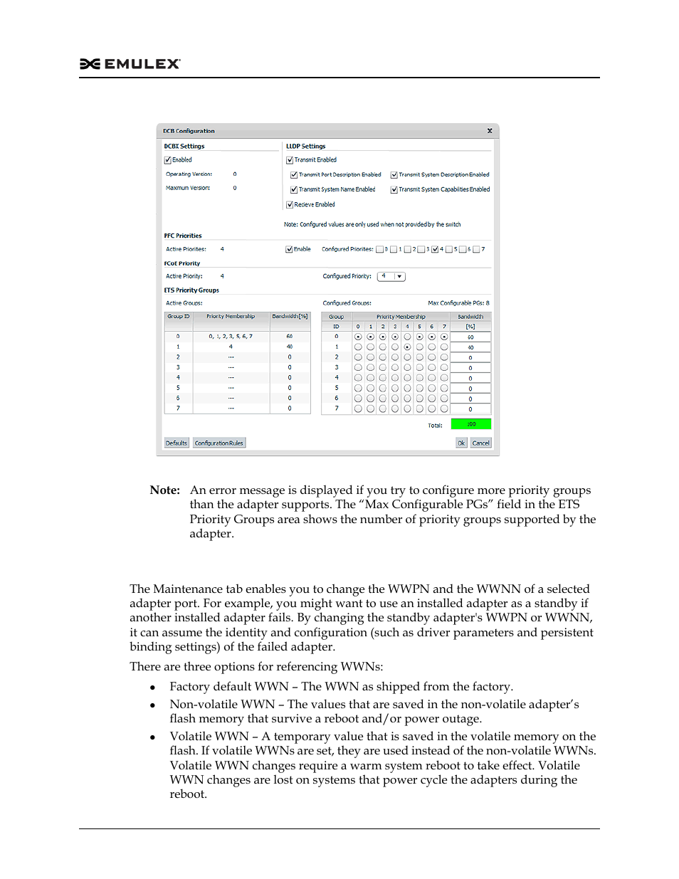 Changing wwn configuration for an fc port, Figure 6-18 | Dell Emulex Family of Adapters User Manual | Page 1217 / 1815
