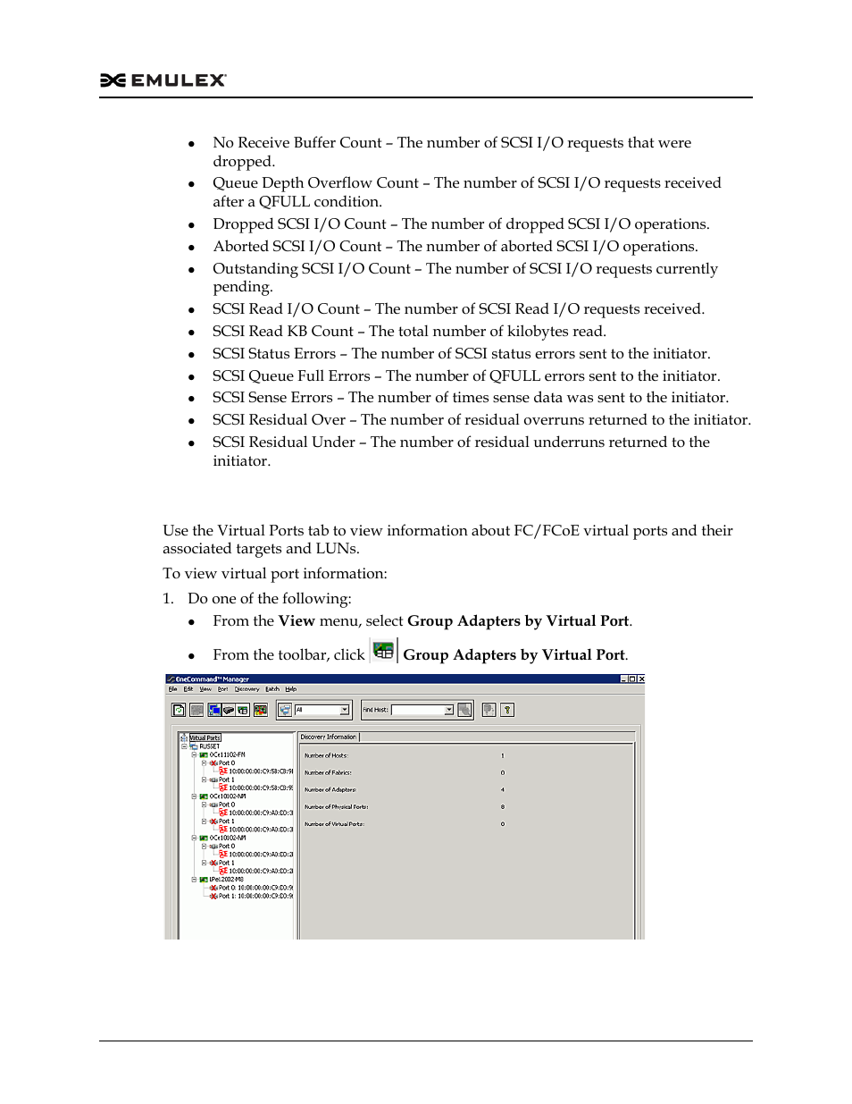 Viewing fc/fcoe virtual port information, Figure 8-5 | Dell Emulex Family of Adapters User Manual | Page 122 / 1815