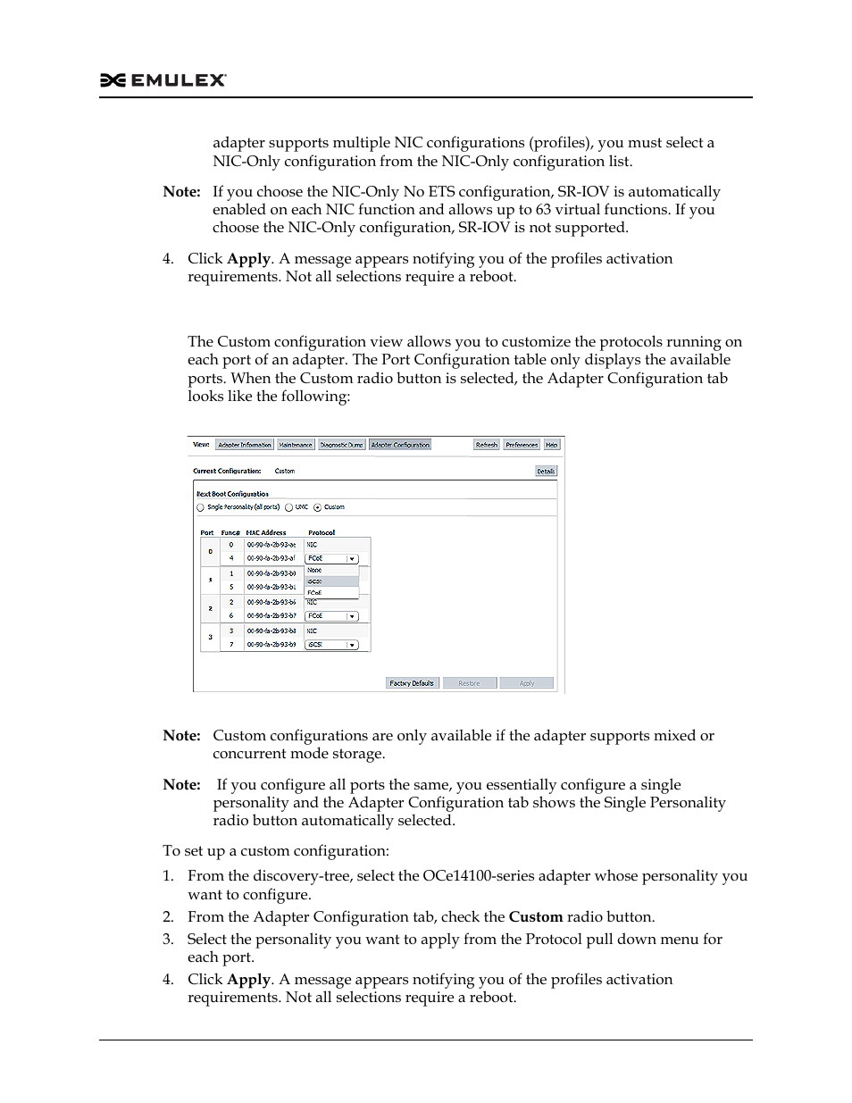 Custom configurations, Figure 6-57 | Dell Emulex Family of Adapters User Manual | Page 1275 / 1815