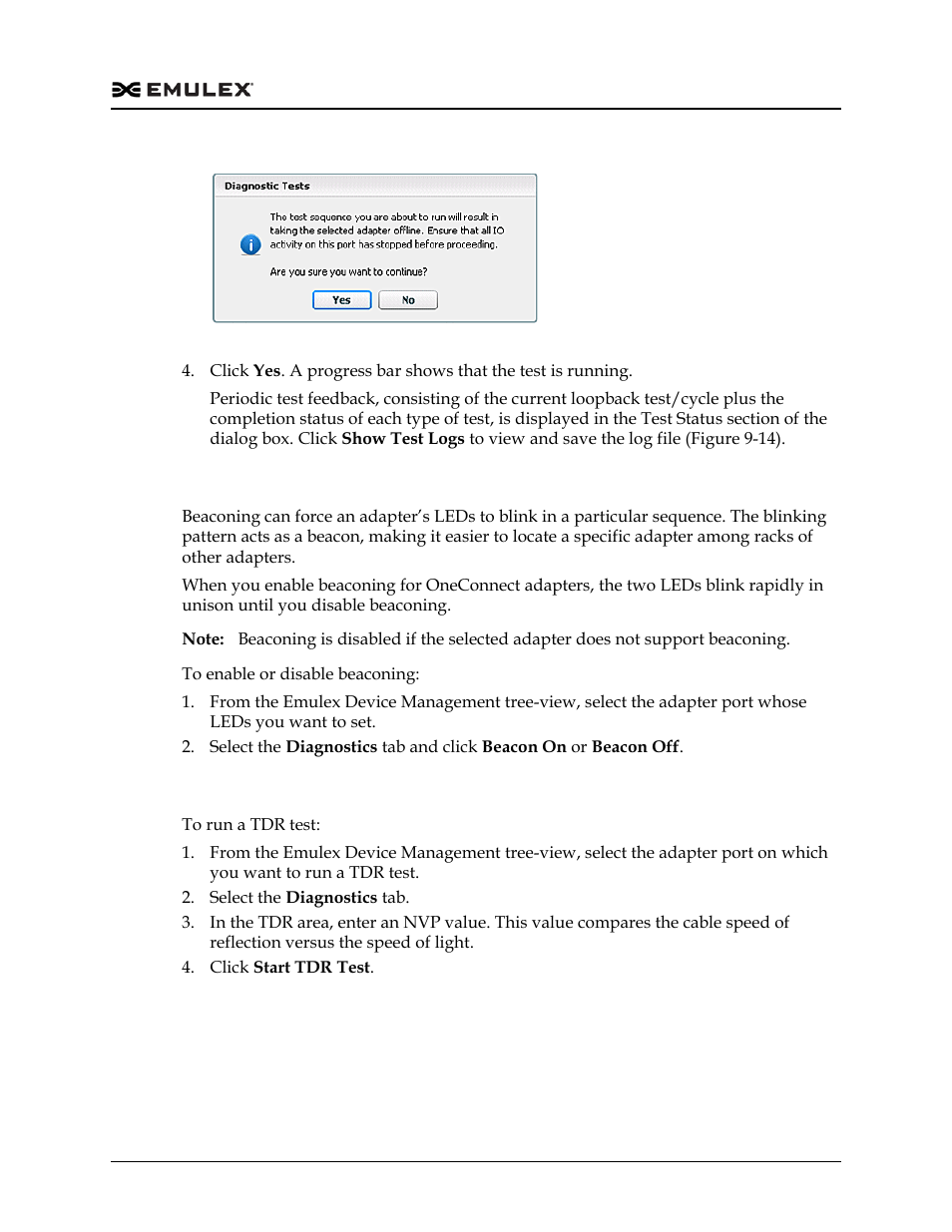Using beaconing, Figure 9-13 | Dell Emulex Family of Adapters User Manual | Page 1320 / 1815