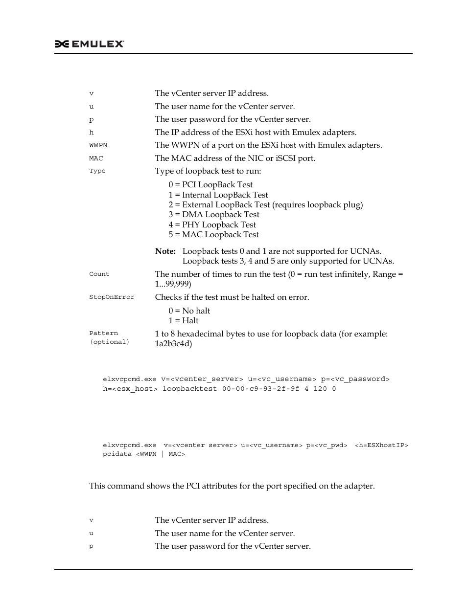 Pcidata | Dell Emulex Family of Adapters User Manual | Page 1365 / 1815