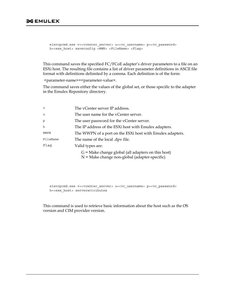 Serverattributes | Dell Emulex Family of Adapters User Manual | Page 1369 / 1815
