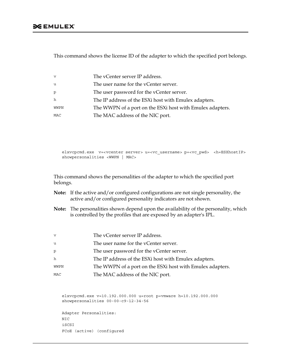 Showpersonalities | Dell Emulex Family of Adapters User Manual | Page 1386 / 1815