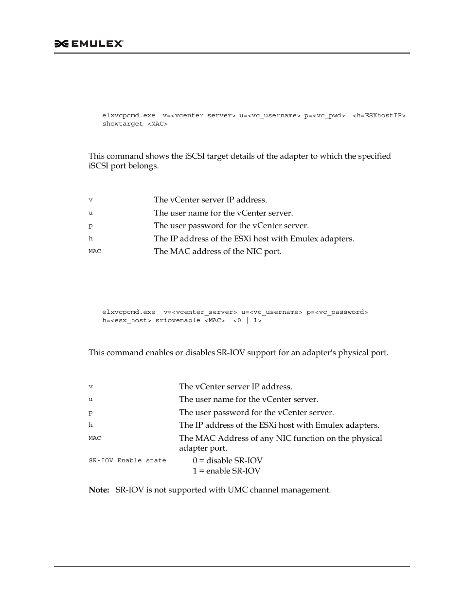 Showtarget, Sriovenable | Dell Emulex Family of Adapters User Manual | Page 1387 / 1815