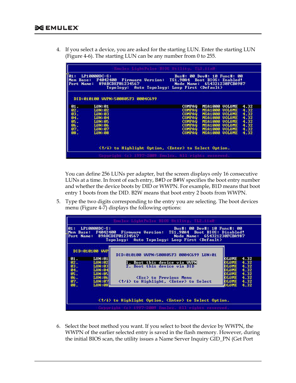 Figure 4-6, Figure 4-7 | Dell Emulex Family of Adapters User Manual | Page 1421 / 1815