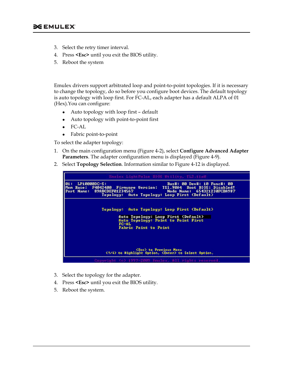 Change topology, Figure 4-12, See “change topology” on | Dell Emulex Family of Adapters User Manual | Page 1426 / 1815