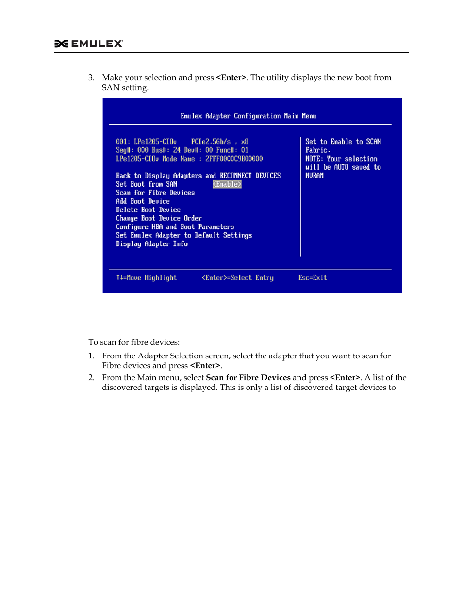 Scan for fibre devices, Scan for fibre devices 5, Figure 7-4 | Dell Emulex Family of Adapters User Manual | Page 1475 / 1815