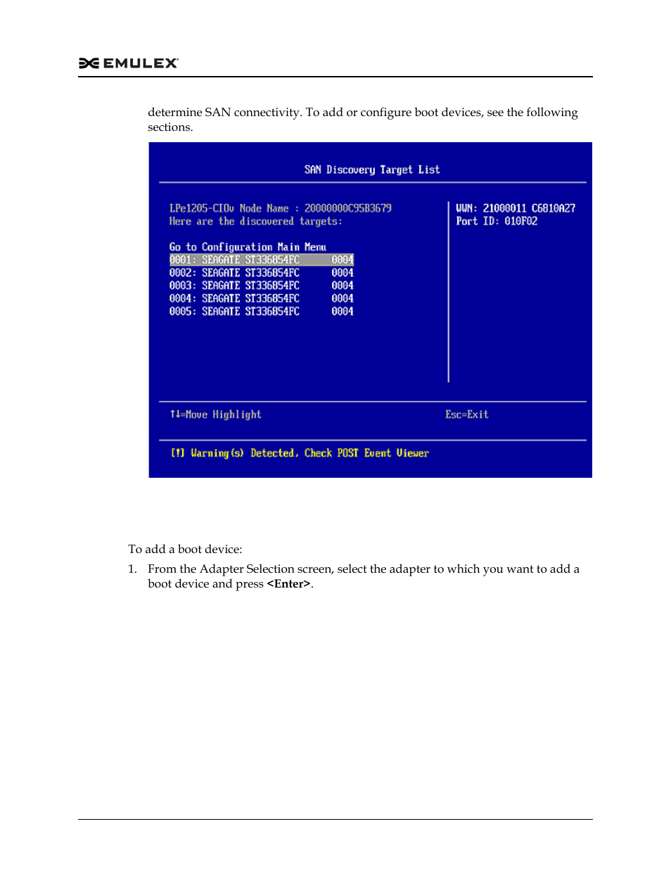 Add boot devices, Add boot devices 6, Figure 7-5 | Dell Emulex Family of Adapters User Manual | Page 1476 / 1815