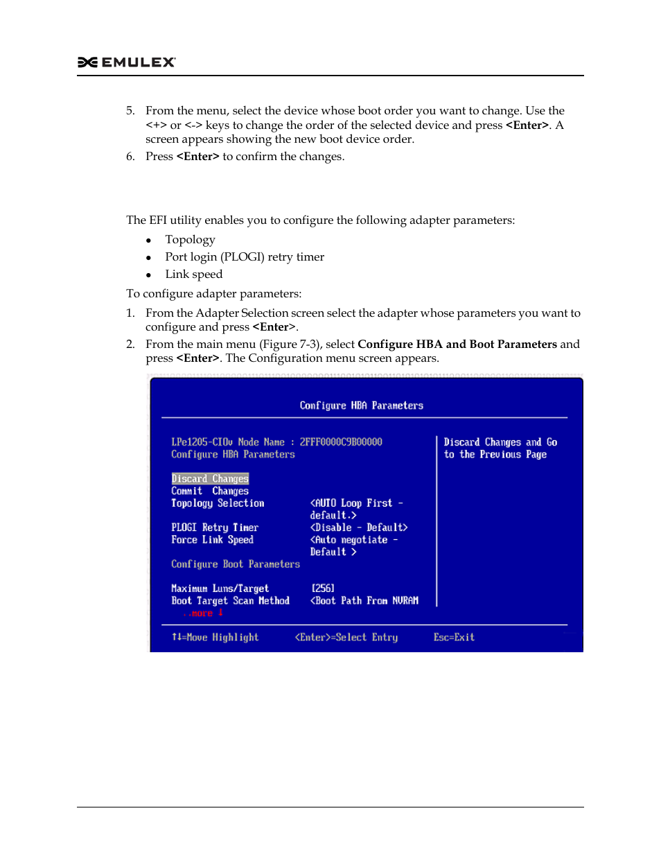 Configure adapter parameters, Configure adapter parameters 2, Figure 7-14 | Dell Emulex Family of Adapters User Manual | Page 1482 / 1815