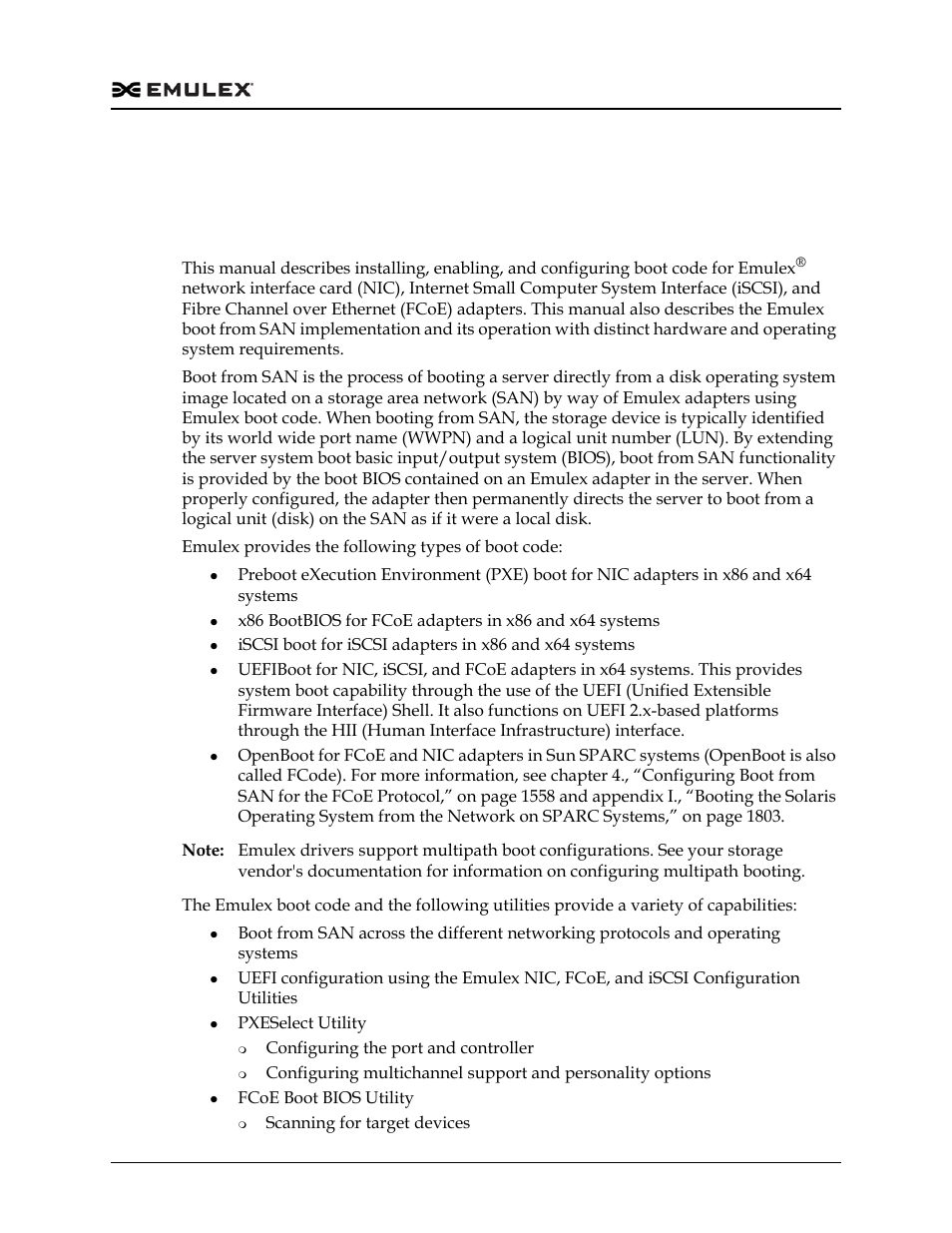 Introduction, Overview, Introduction 1 | Overview 1 | Dell Emulex Family of Adapters User Manual | Page 1511 / 1815