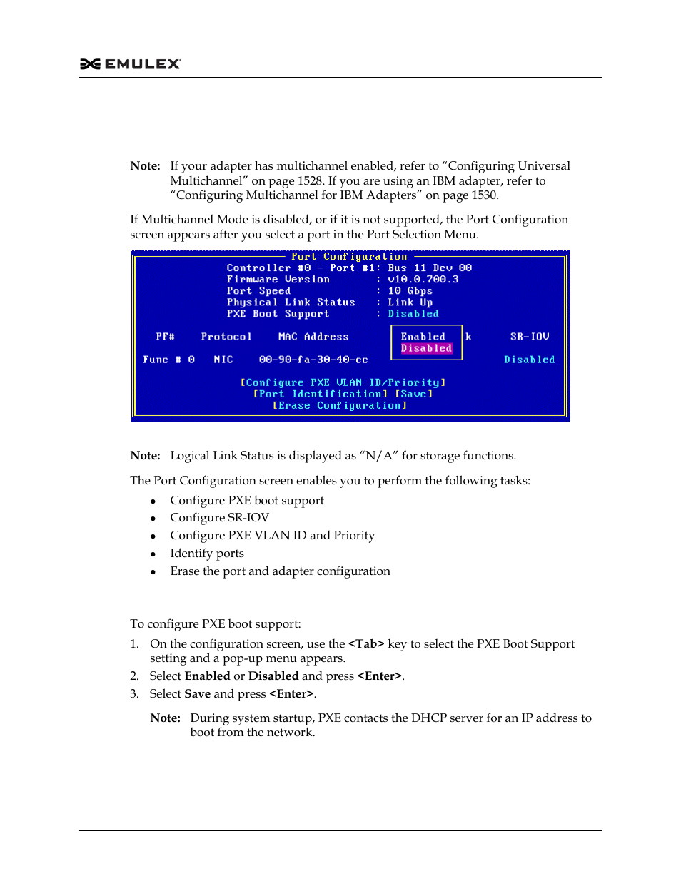 Configuring pxe boot support, Figure 2-8 | Dell Emulex Family of Adapters User Manual | Page 1525 / 1815