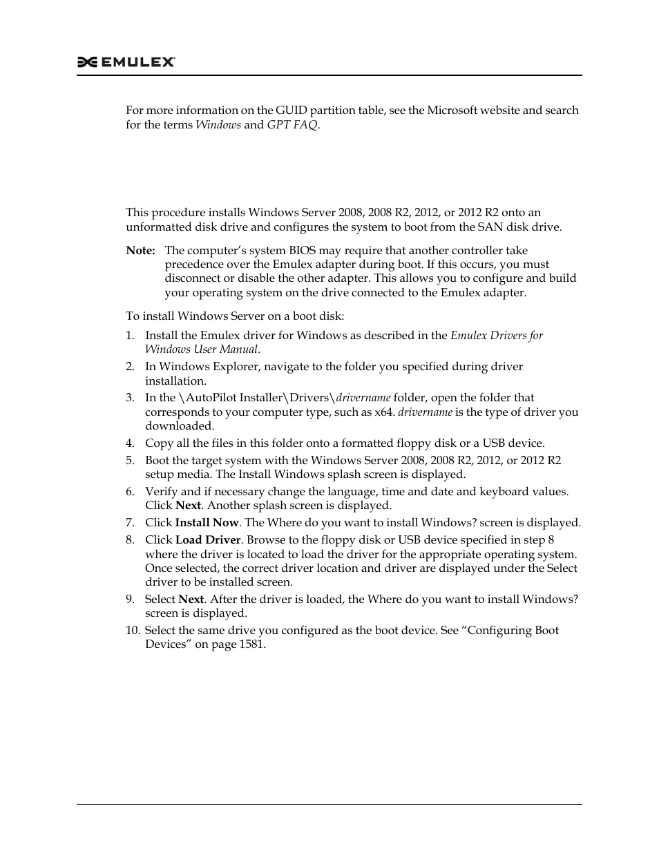 Installing windows server | Dell Emulex Family of Adapters User Manual | Page 1561 / 1815