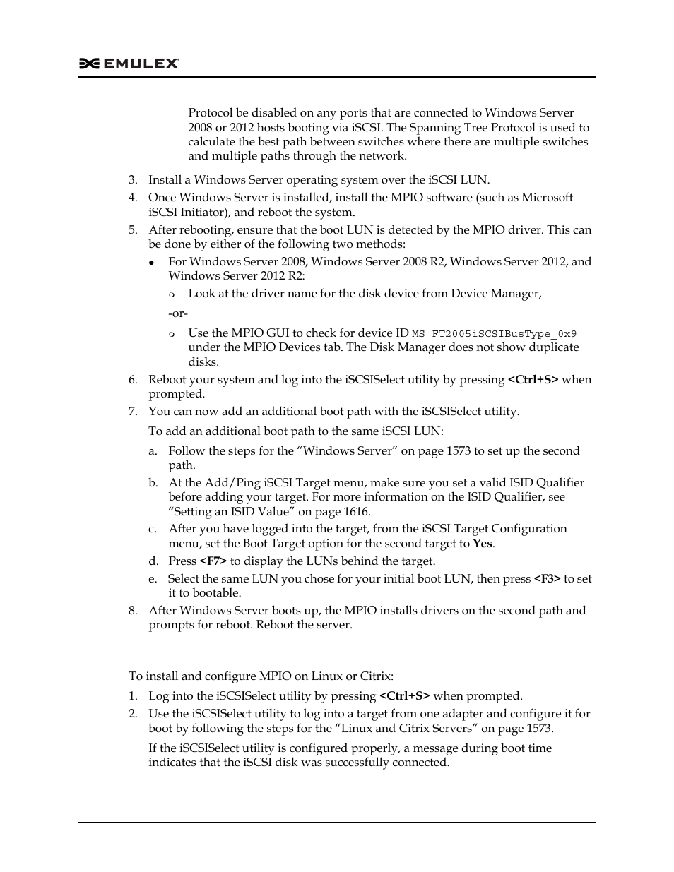 Linux and citrix servers | Dell Emulex Family of Adapters User Manual | Page 1575 / 1815
